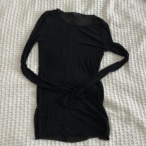 COS - Translucent stretchy longsleeve, 100% Silk